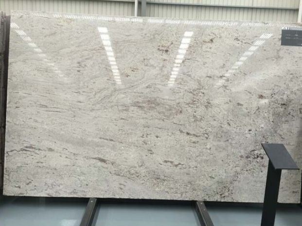New River White Polished Granite Gangsaw Slabs(002)