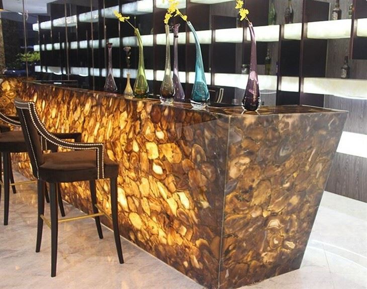 Lumi Stone Kitchen Top With Led Light